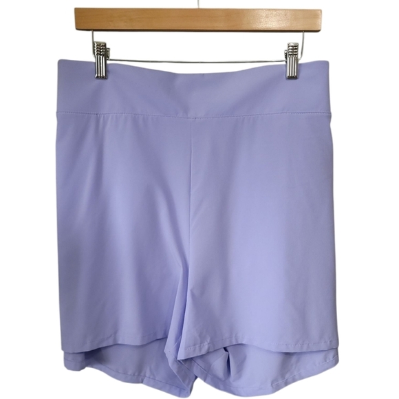 Athleta Brooklyn Shorts Women 3X Periwinkle Blue Lightweight Quick-Dry - Picture 2 of 7